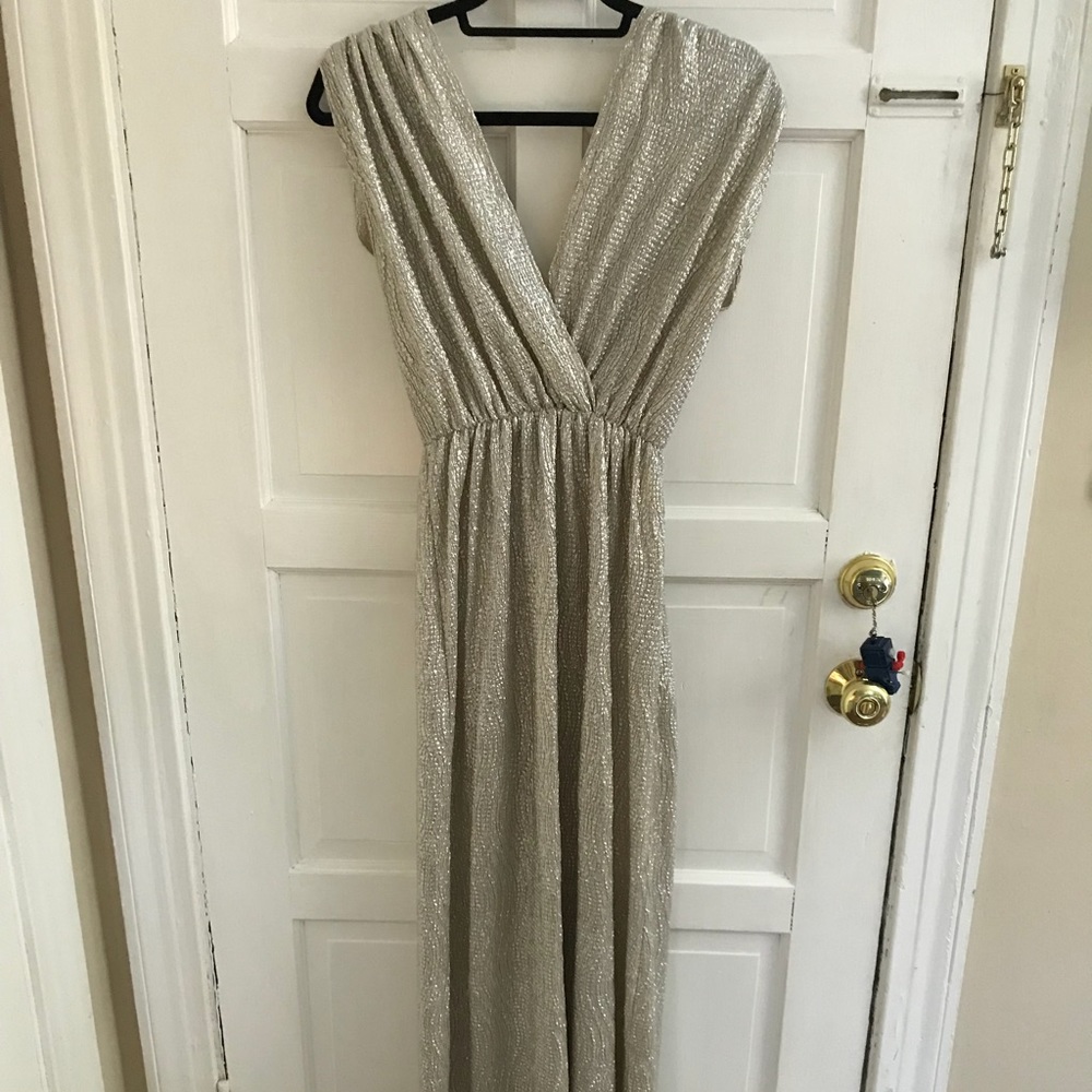 Light gold shimmer dress